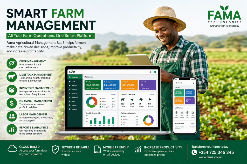 Agricultural management saas