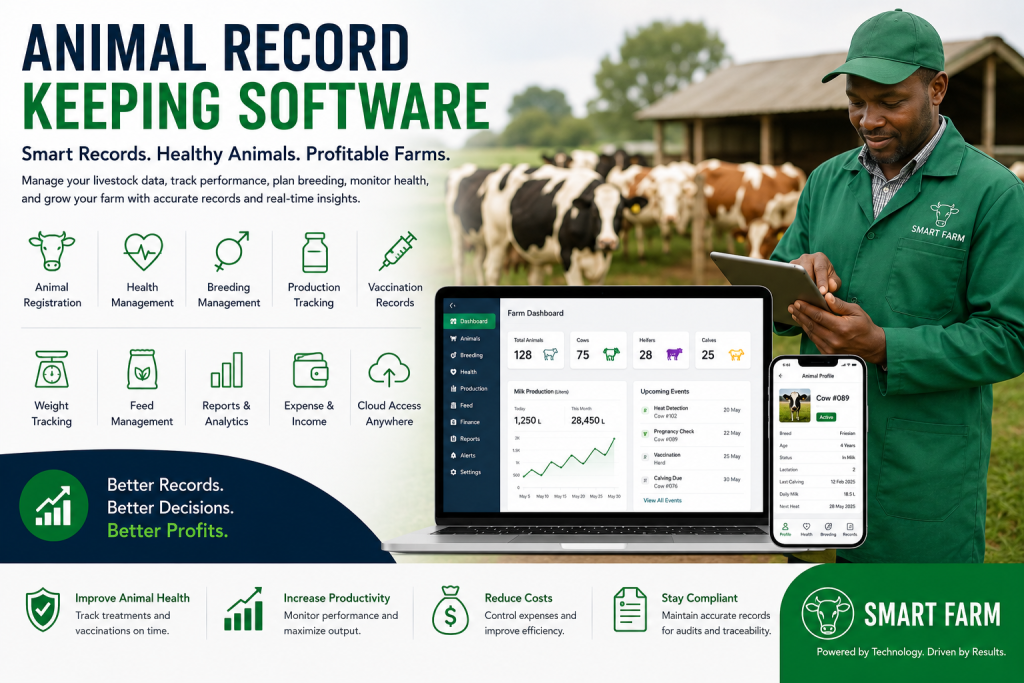 Animal record keeping software