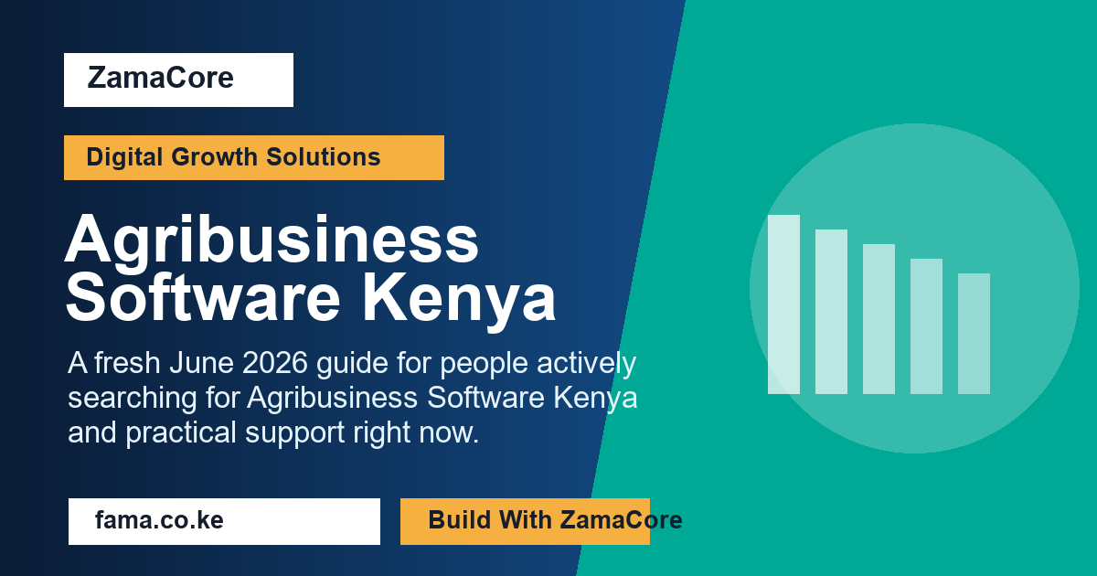 Agribusiness Software Kenya
