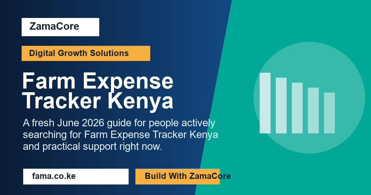 Farm Expense Tracker Kenya