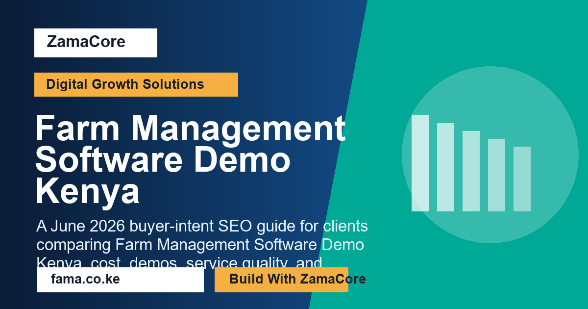 Farm Management Software Demo Kenya