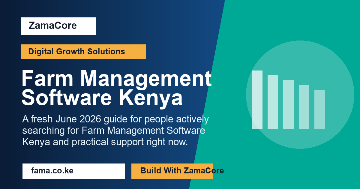 Farm Management Software Kenya