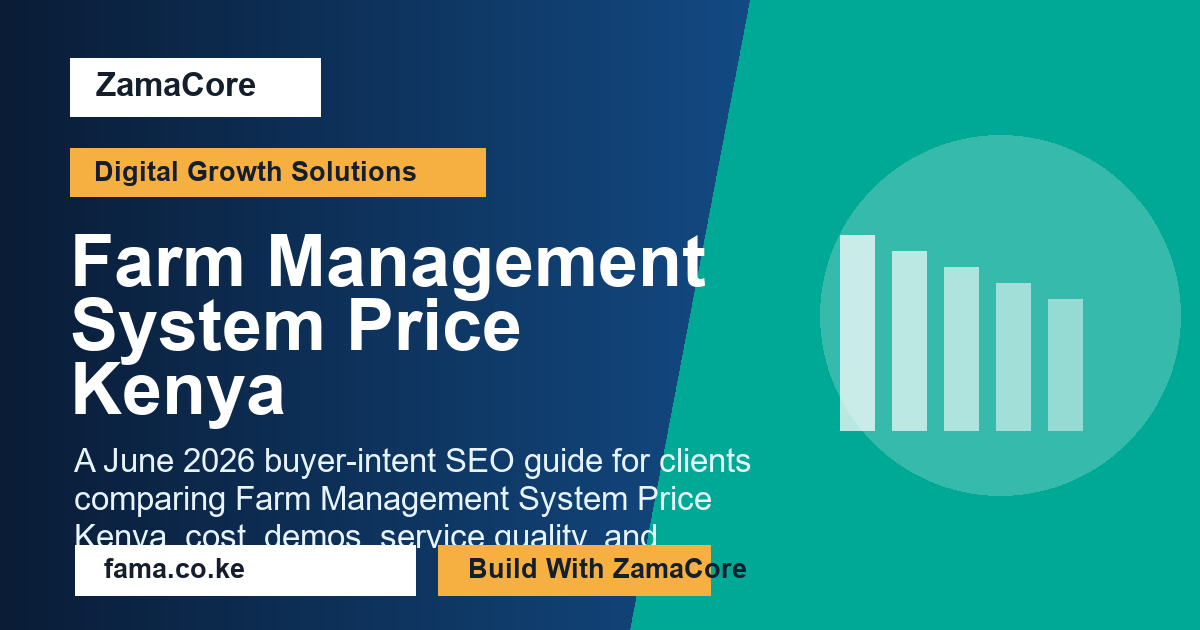 Farm Management System Price Kenya
