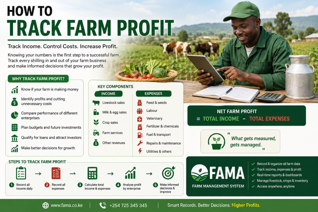 how to track farm profit