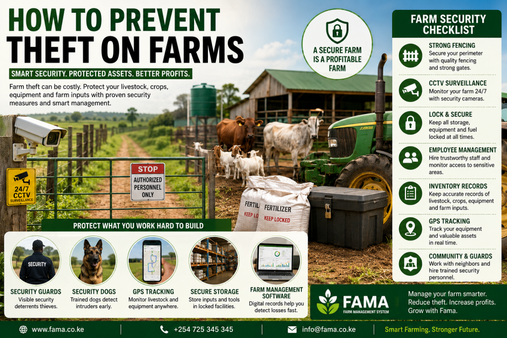 how to prevent theft on farms