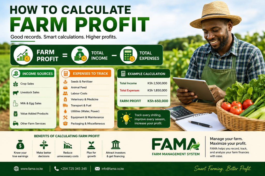 how to calculate farm profit