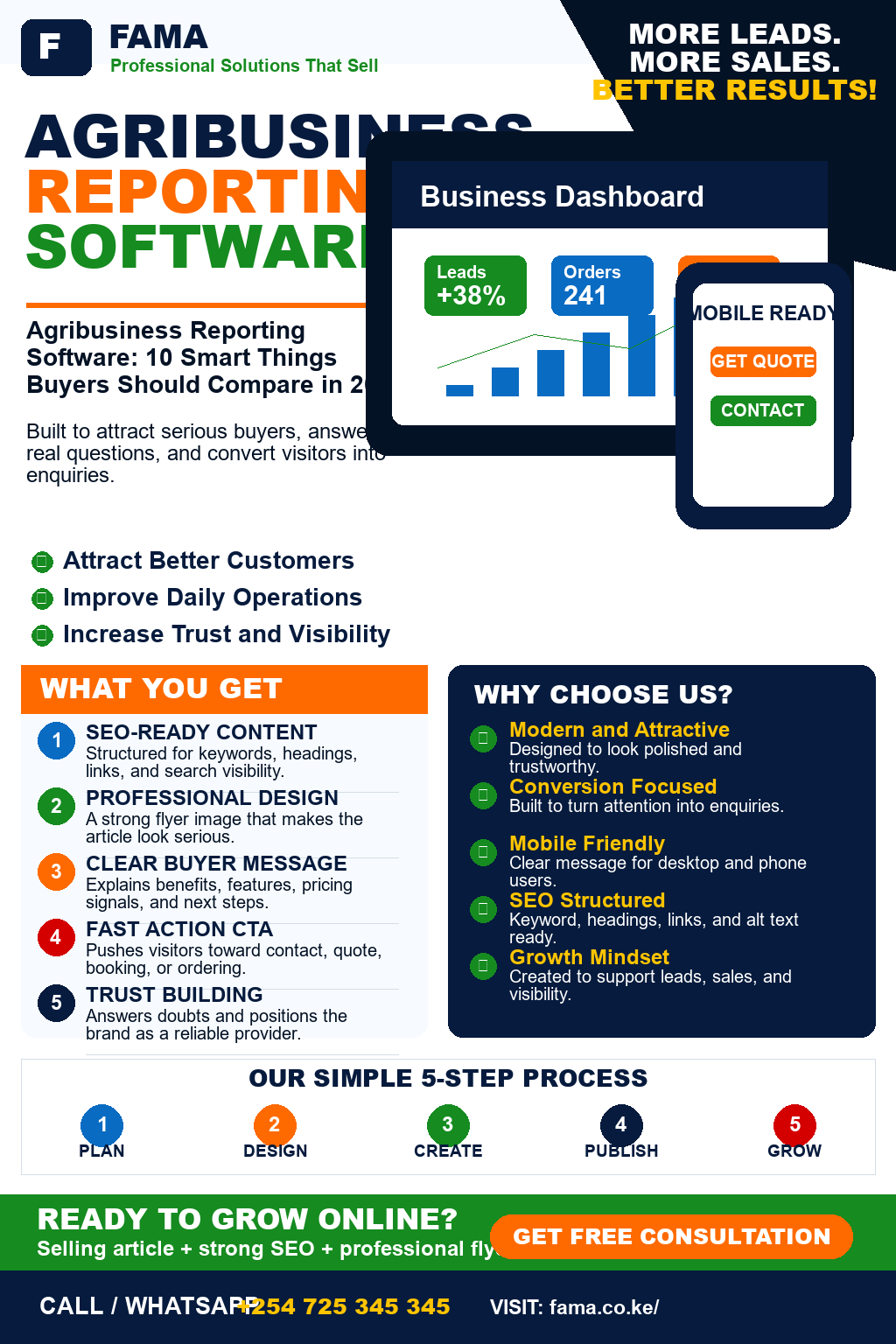 Agribusiness Reporting Software
