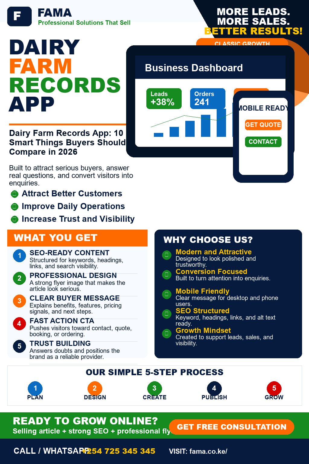 Dairy Farm Records App