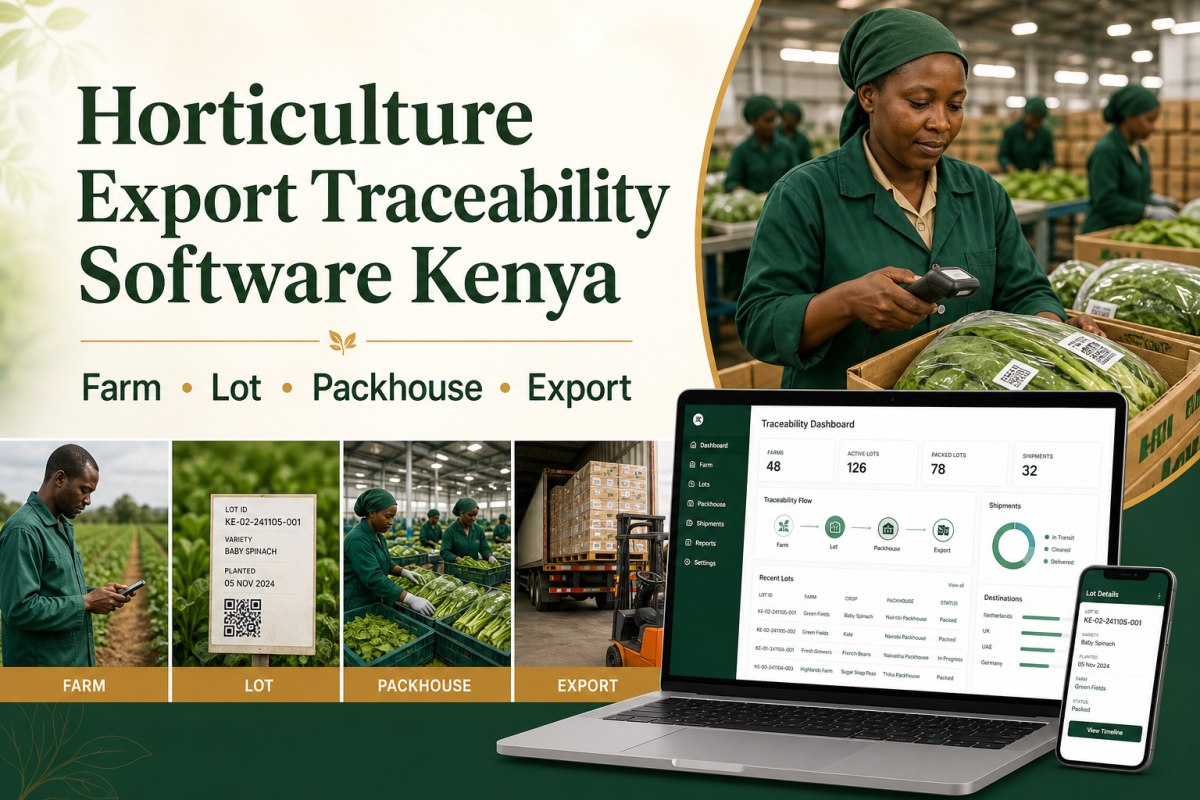 Horticulture Export Traceability Software Kenya