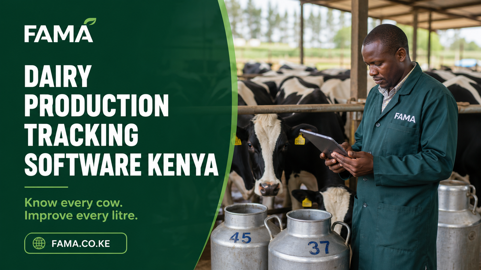 FAMA dairy production tracking software Kenya
