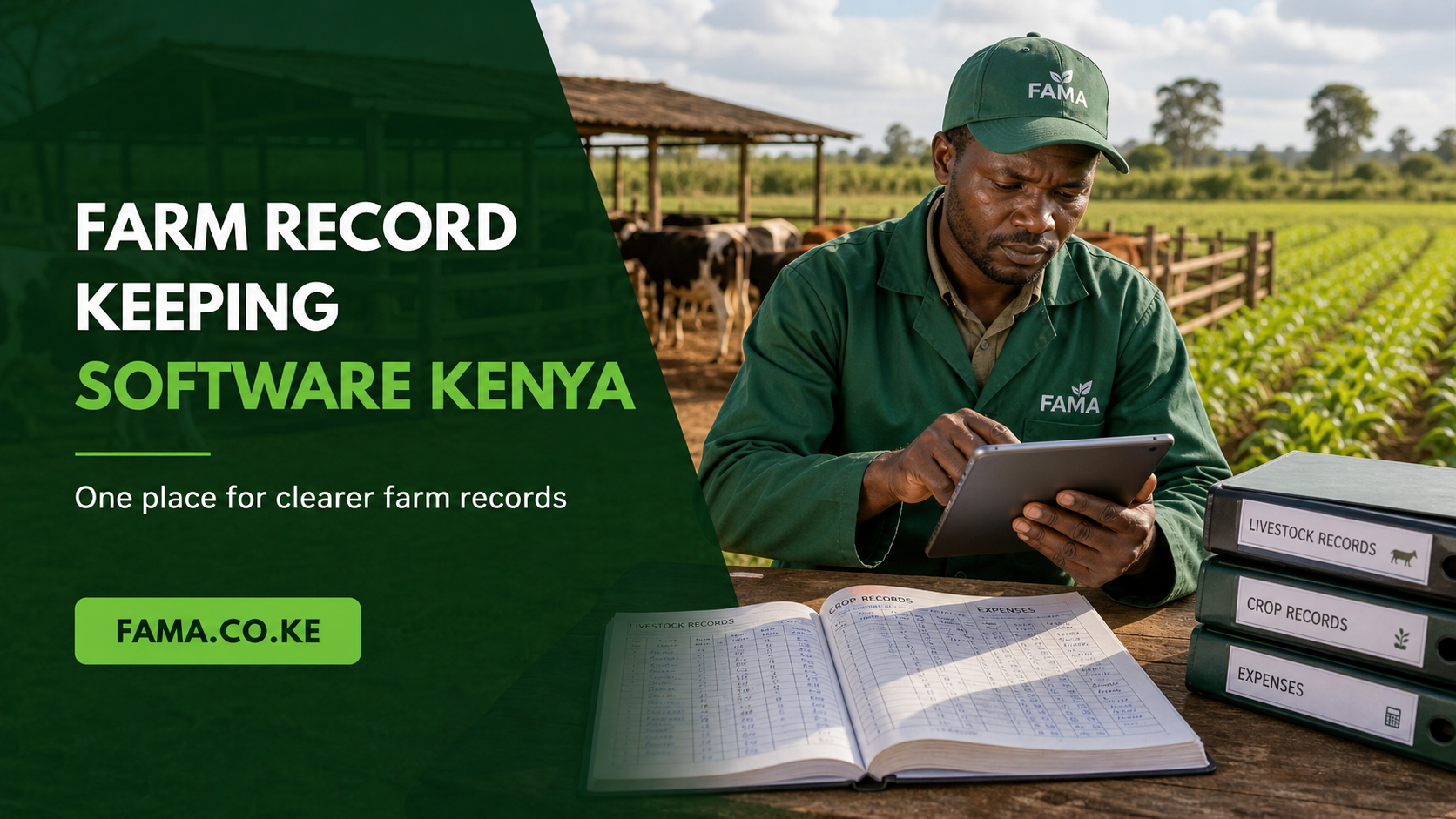 FAMA farm record keeping software for Kenyan farmers