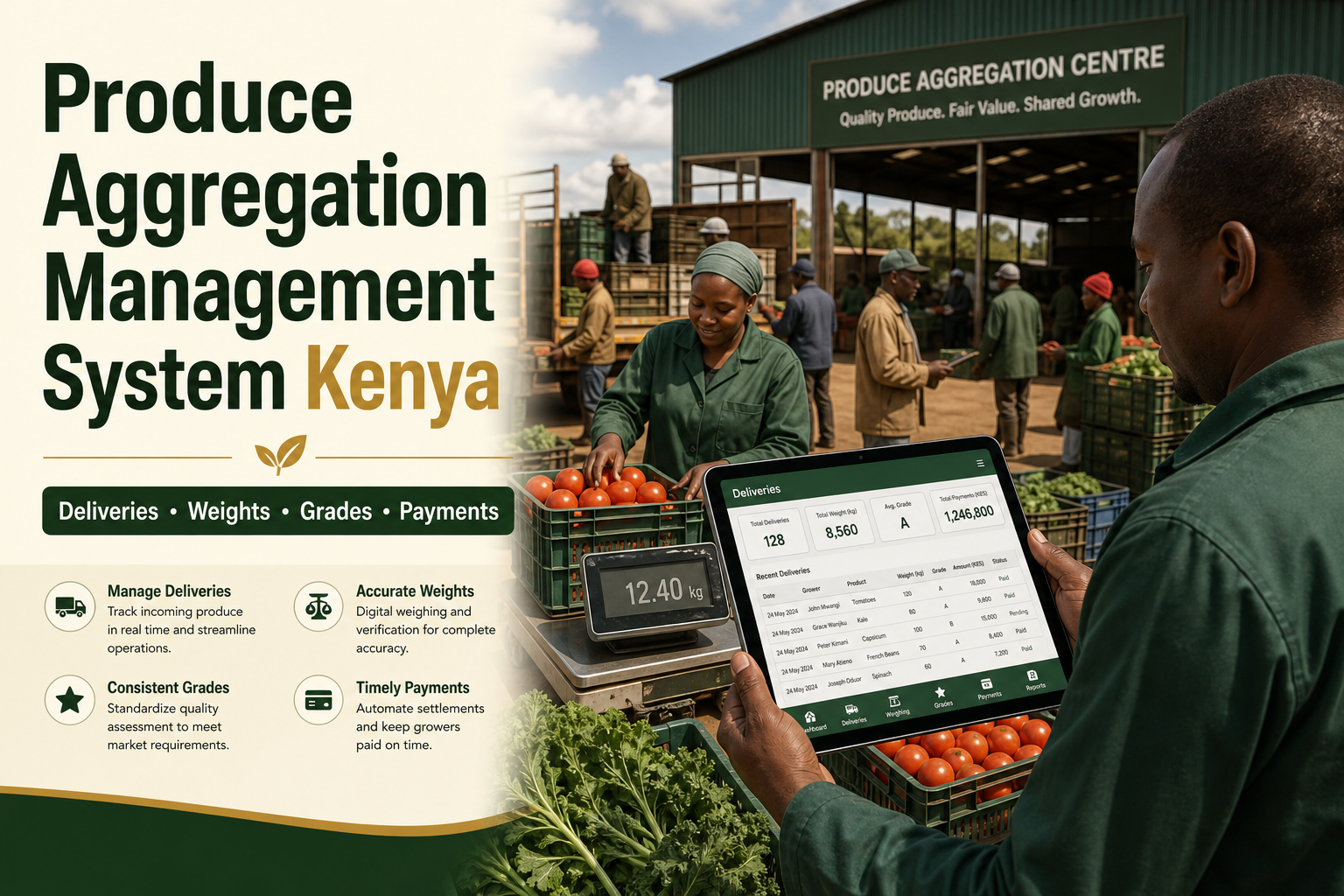 Produce Aggregation Management System Kenya