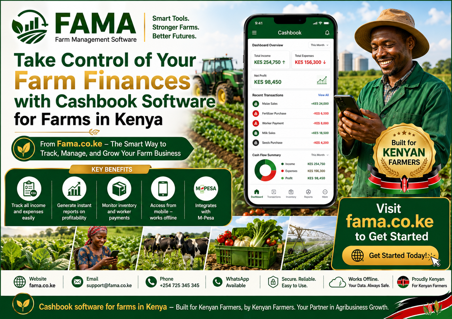 Cashbook software for farms in Kenya