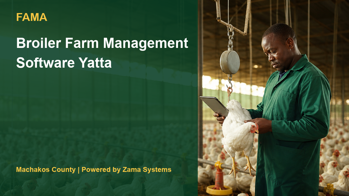 Broiler Farm Management Software Yatta