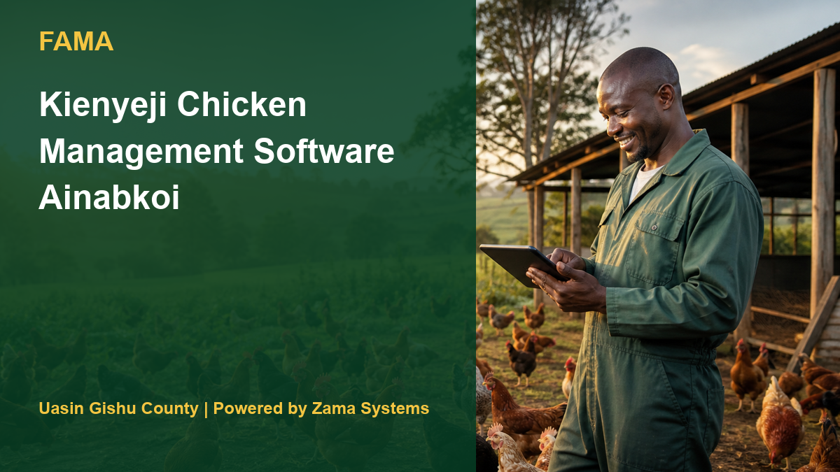 Kienyeji Chicken Management Software Ainabkoi