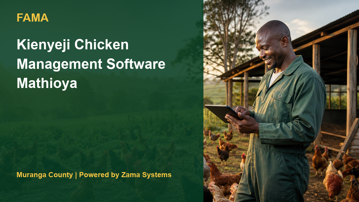 Kienyeji Chicken Management Software Mathioya