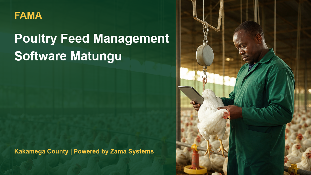 Poultry Feed Management Software Matungu