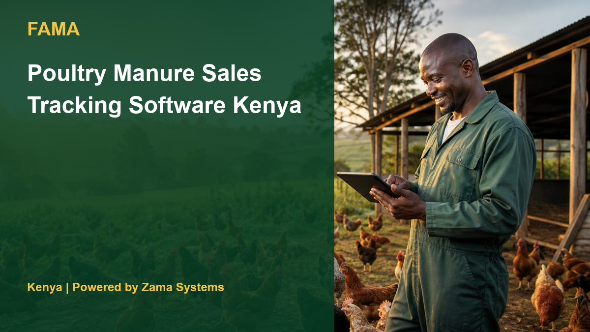 Poultry Manure Sales Tracking Software Kenya