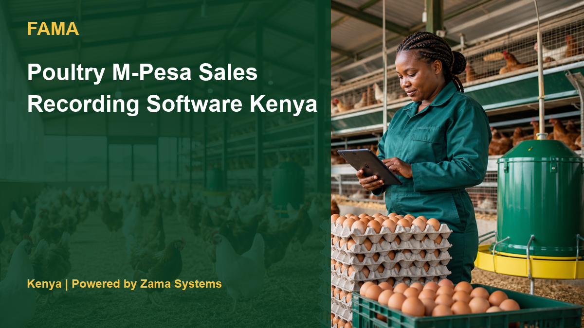 Poultry M-Pesa Sales Recording Software Kenya