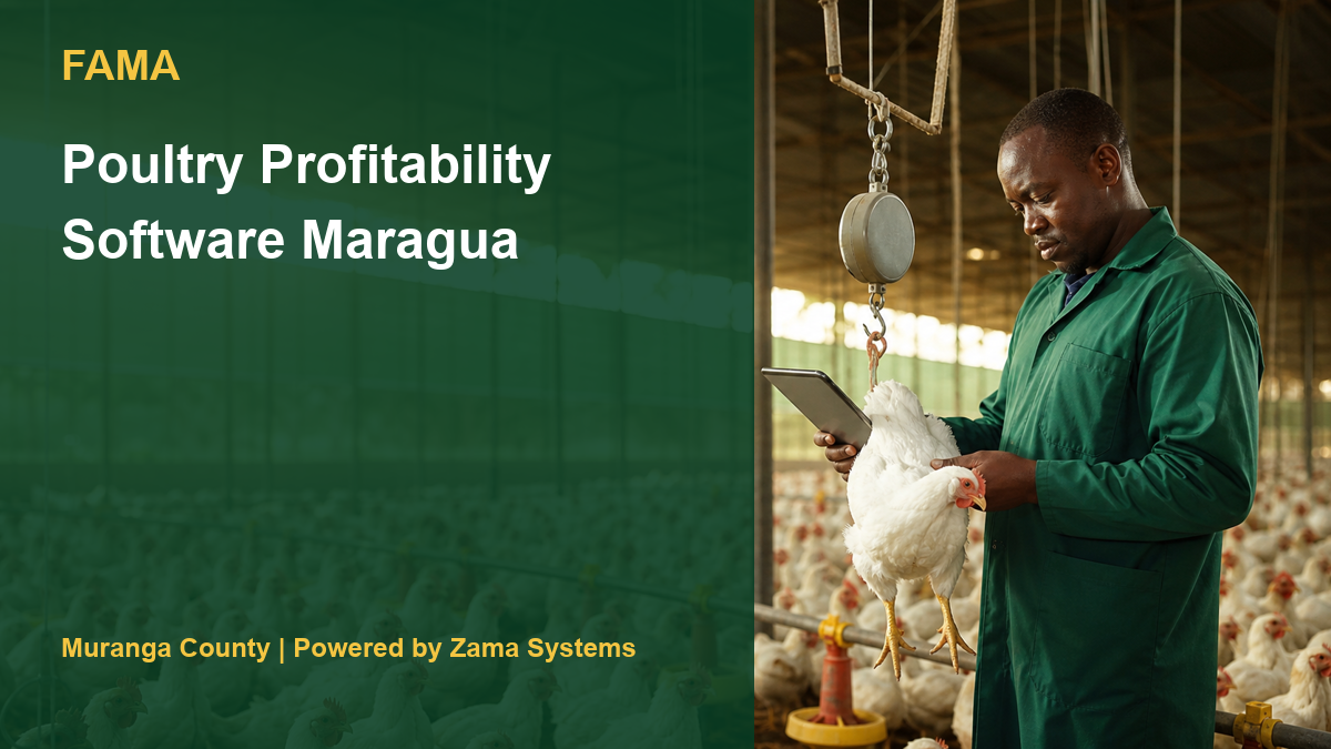 Poultry Profitability Software Maragua