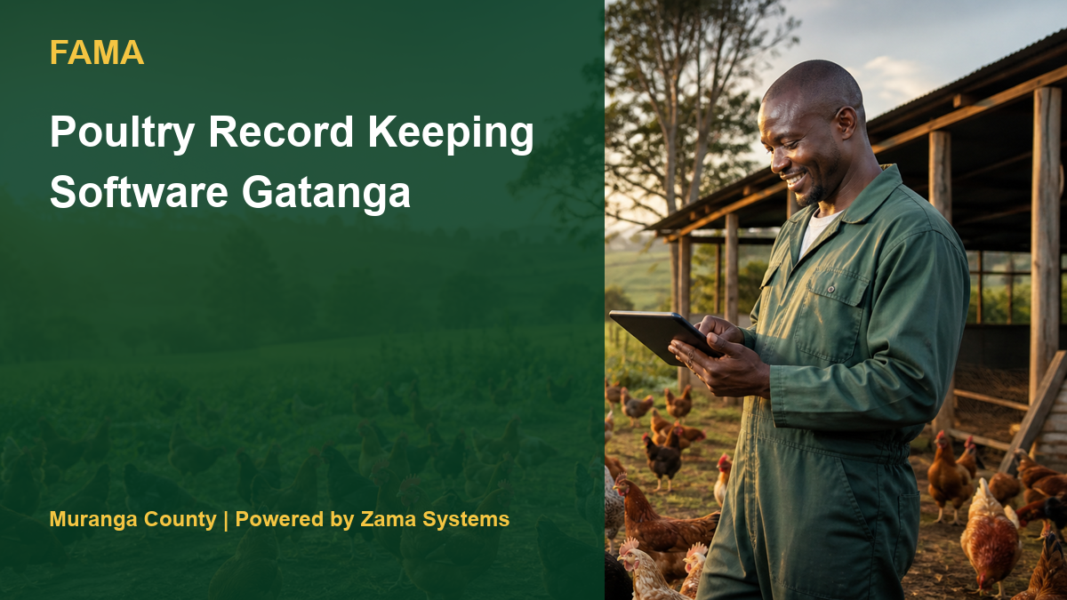Poultry Record Keeping Software Gatanga