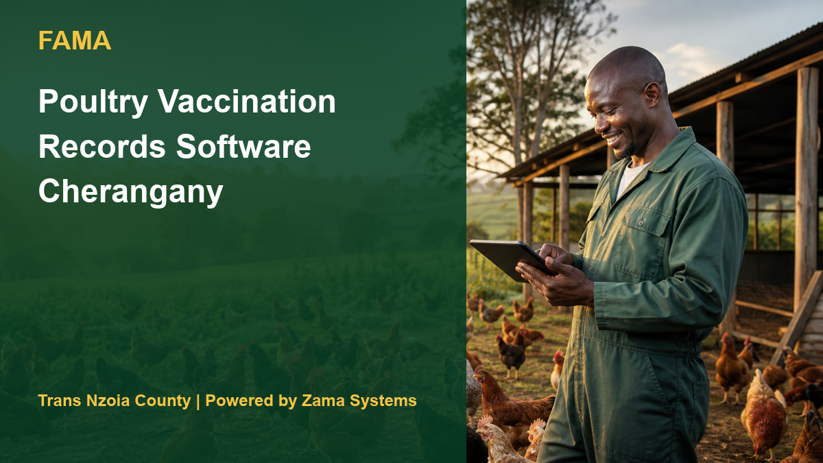 Poultry Vaccination Records Software Cherangany