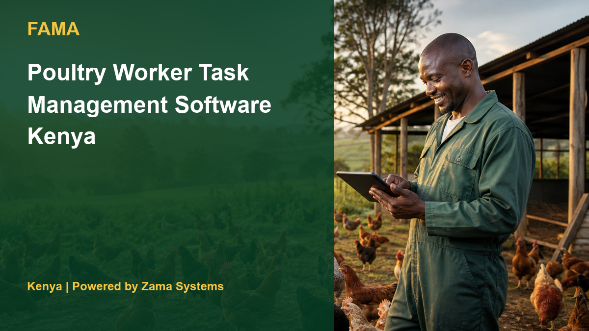 Poultry Worker Task Management Software Kenya