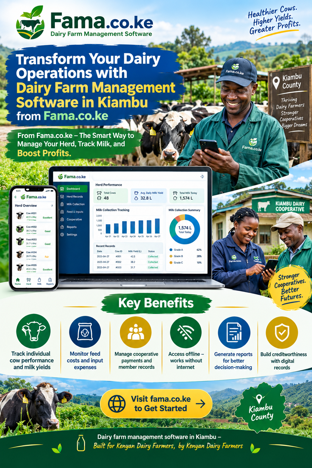 Dairy farm management software in Kiambu