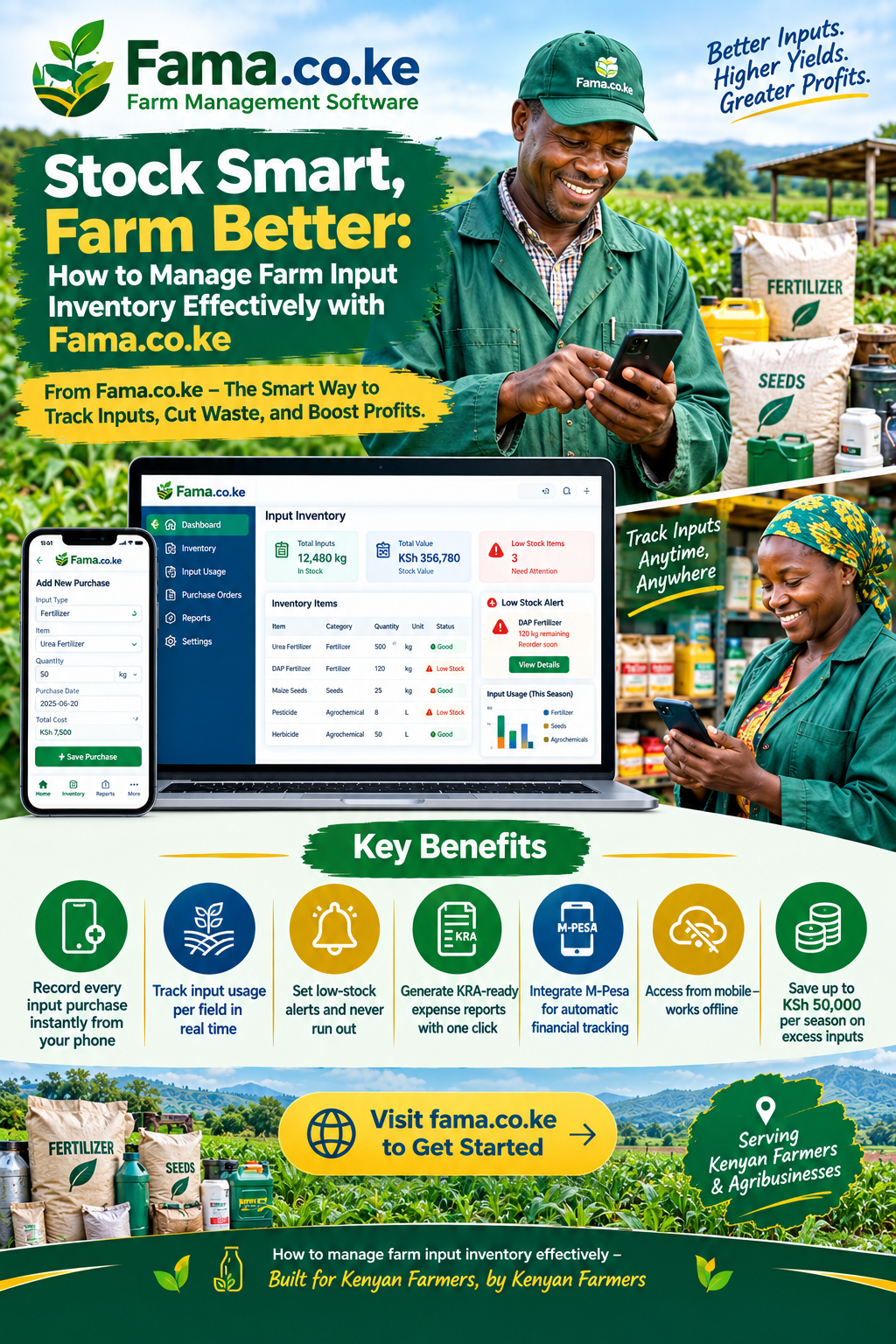 how to manage farm input inventory effectively
