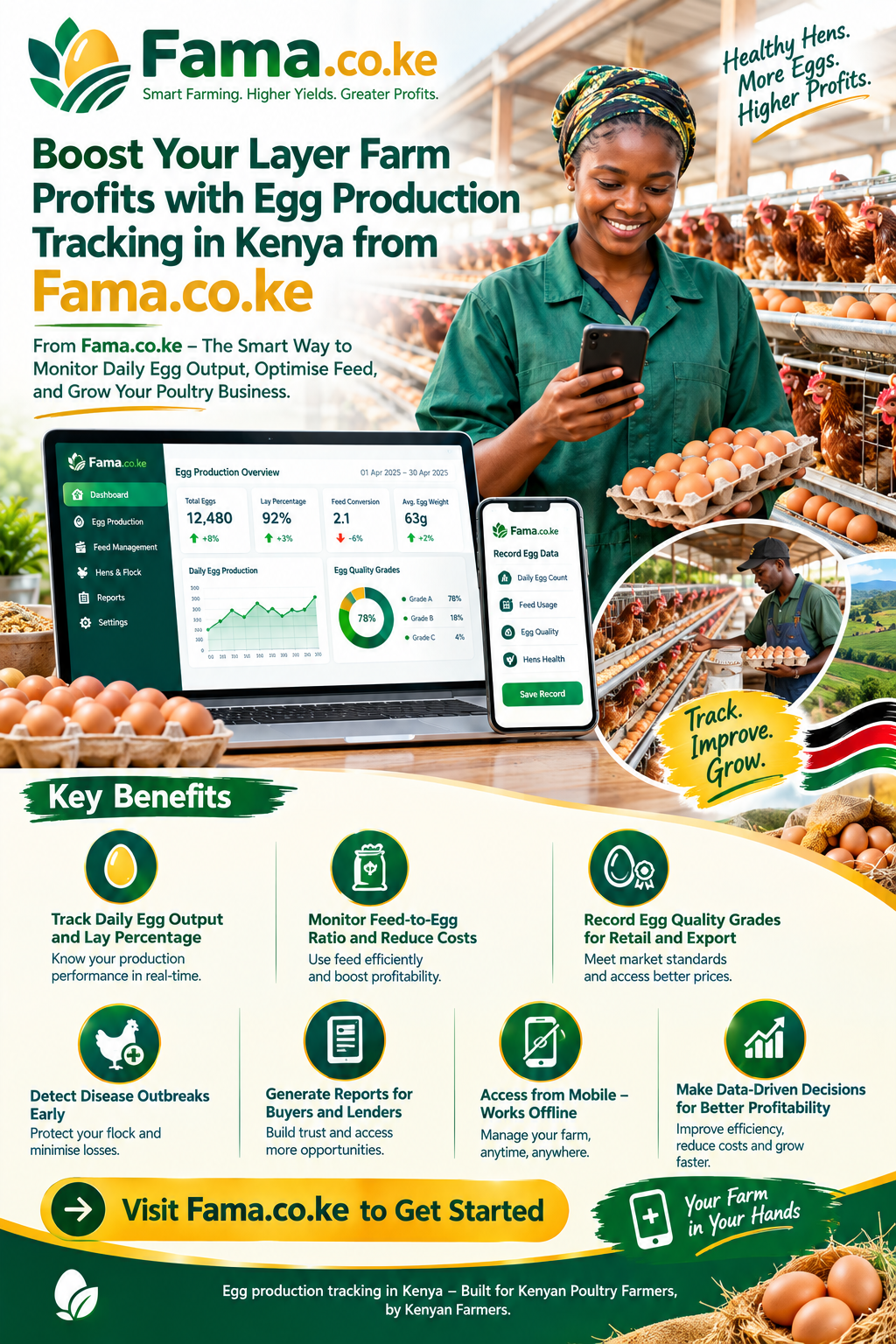 Egg production tracking in Kenya