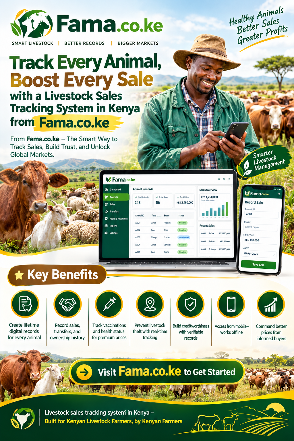 livestock sales tracking system in Kenya