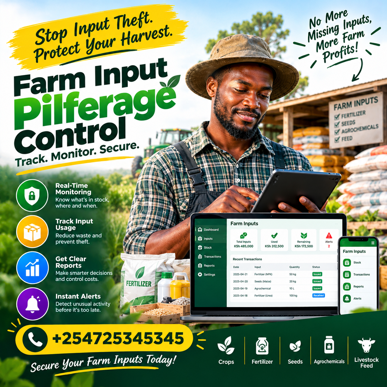 farm input pilferage control